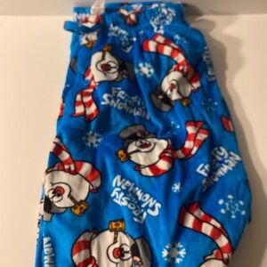 Blue Frosty the Snowman Pajamas
